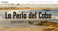 Desktop Screenshot of laperladelcabo.com